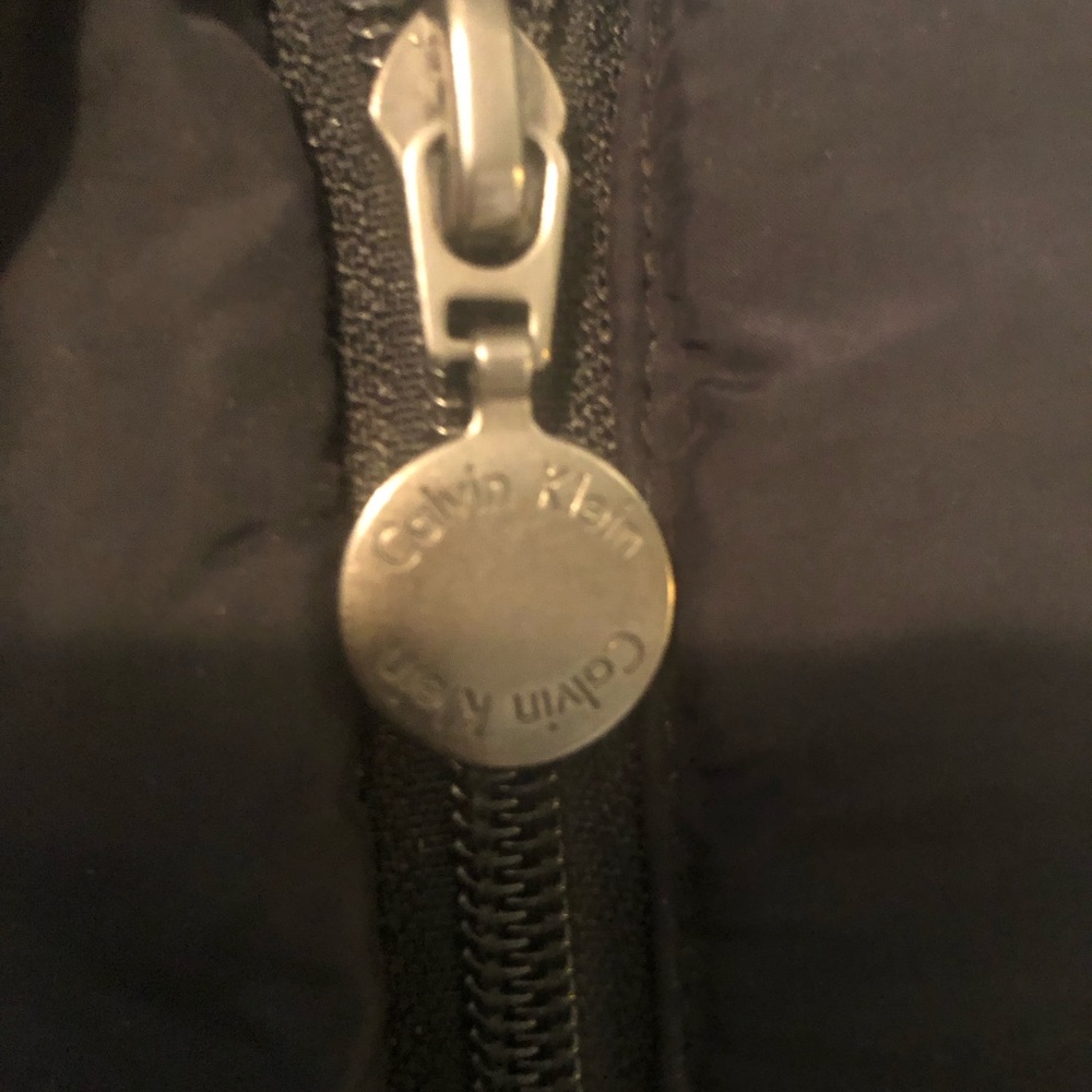 Calvin Klein Black Down Puffer Jacket-PL Signature hardware mint! - Picture 9 of 11